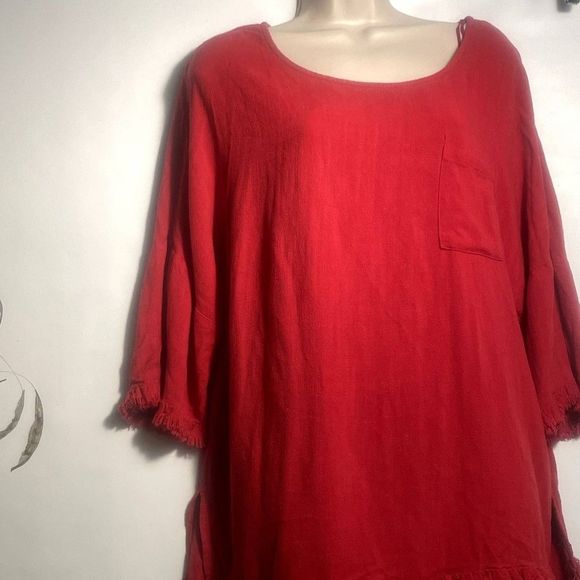 Umgee Boho Style Fringed Top  small - Picture 1 of 14